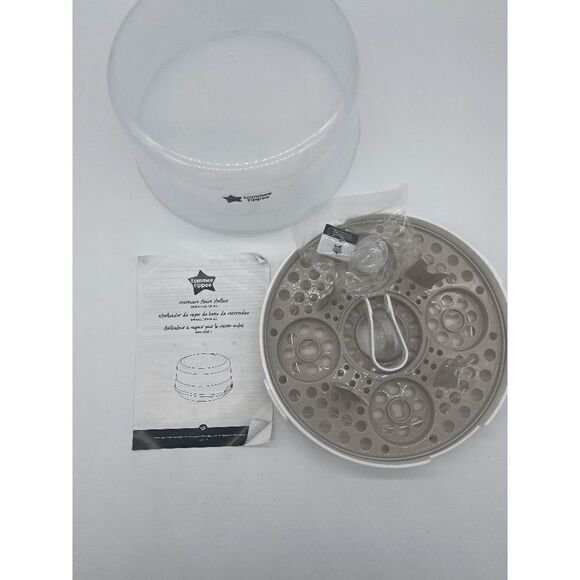Tommee Tippee Micro Steam Microwave Sterilizer and Drier w/ One Binky EUC - Picture 5 of 5